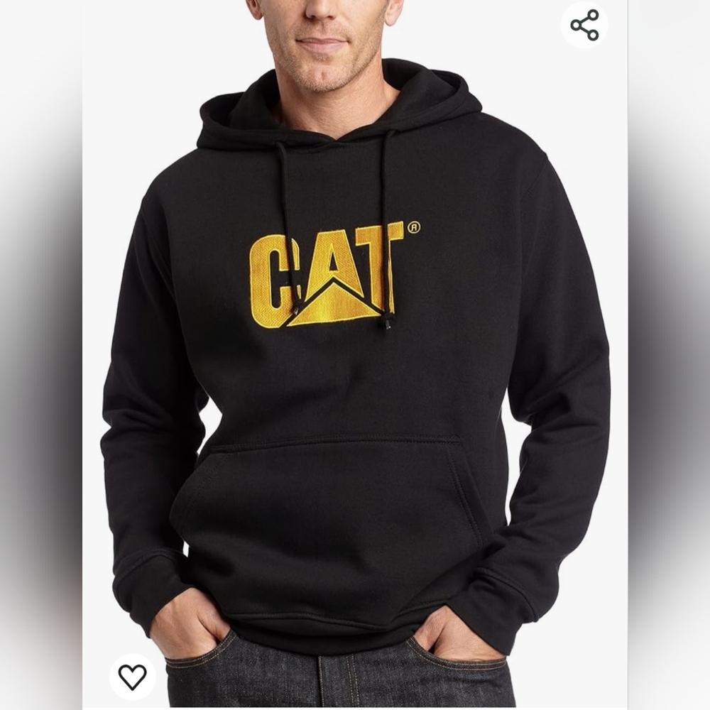 Caterpillar men's hooded medium size